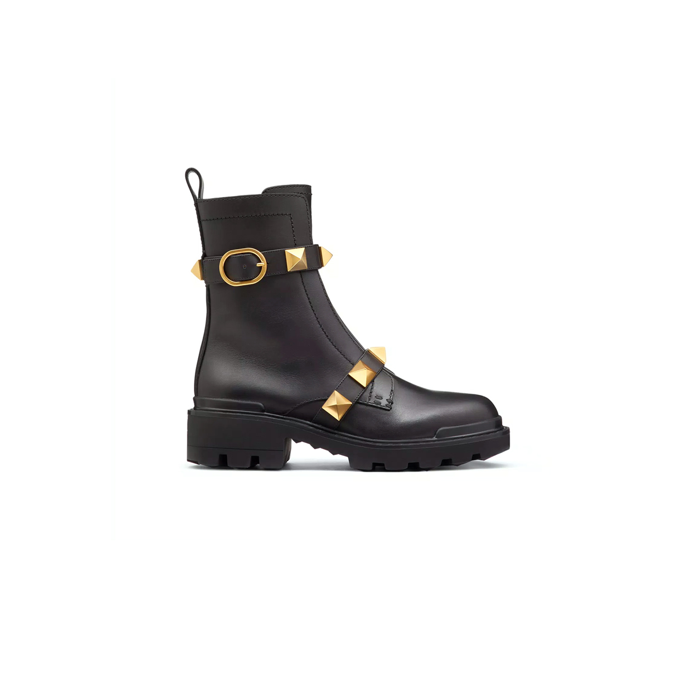 VALENTINO ROMAN STUD CALFSKIN COMBAT BOOT 40MM WW2S0CJ3NKD_0NO VALENTINO ROMAN STUD CALFSKIN COMBAT BOOT 40MM WW2S0CJ3NKD_0NO
